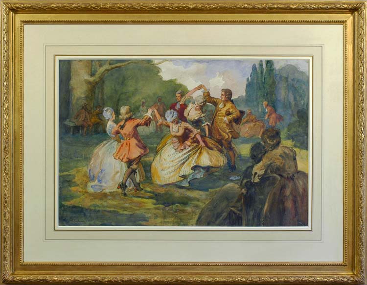 Albert Ludovici, Jr. Monsieur Coulon's dancing class