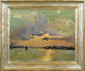 ROBERT BOUDRY Croucher de soleil sur l'estuaire