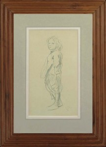 AUGUSTUS JOHN Drawing of Pyramus John